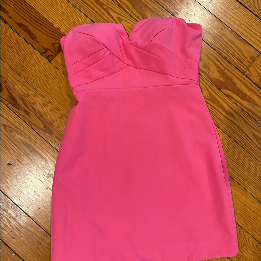 Dress. Sapphire on spring boutique.  Strapless. Short.